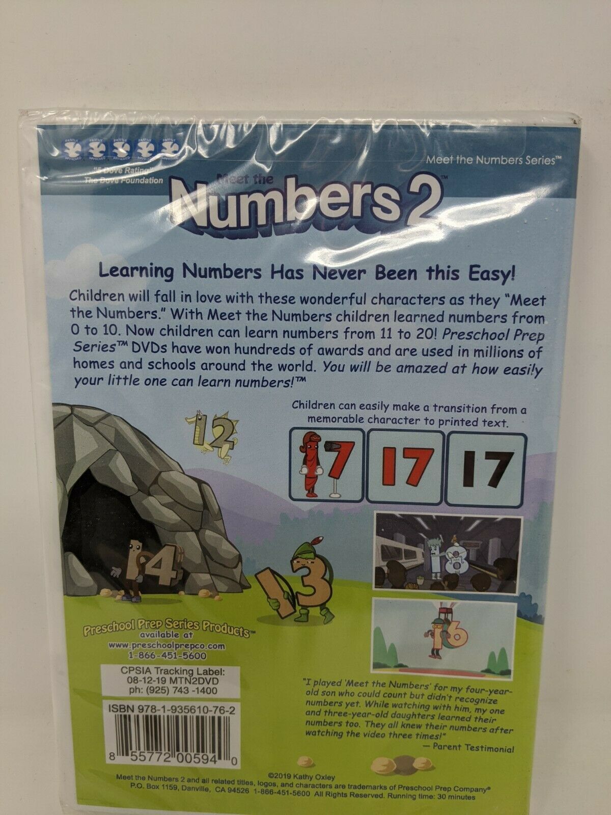 Meet the Numbers 2 (Preschool Prep Series, New DVD, 9 mth-5 Year) - DVD ...