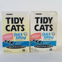 2 Purina Tidy Cats Quick Sifting Cat Box Litter Box Liners Multiple Cats... - $41.55