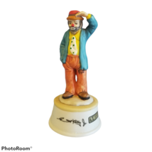 Emmett Kelly Jr Flambro Clown Looking Out Musical Figurine 8” No Damage Works - $19.99