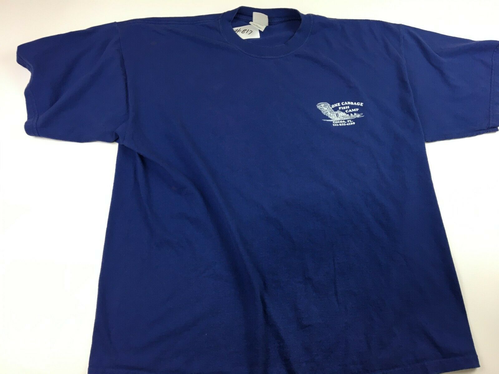 LONE CABBAGE FISH CAMP T-SHIRT GATOR TAIL SIZE 2 XL - T-Shirts