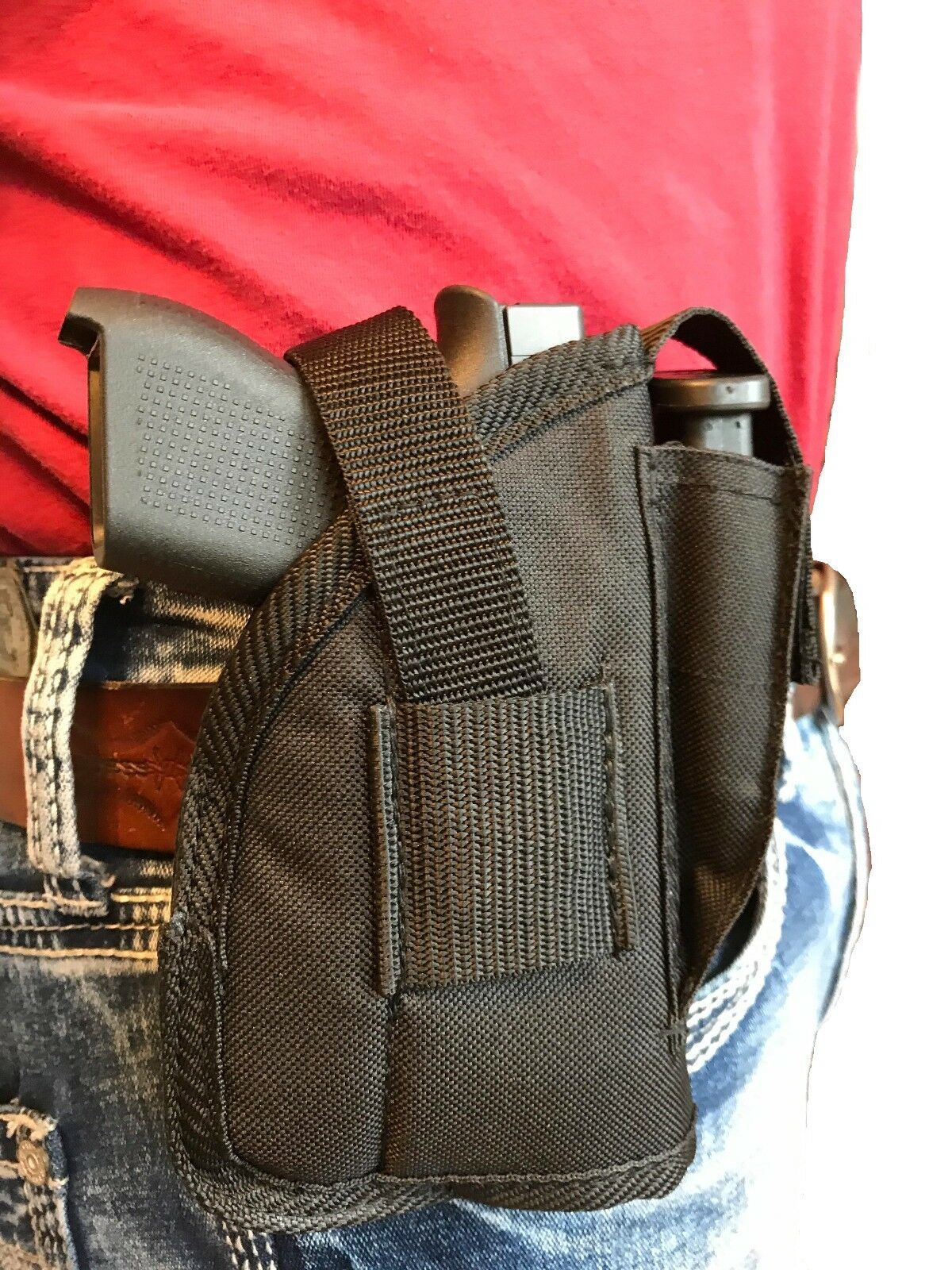 Nylon Gun Holster With Magazine Pouch For Browning BDA 380 With ...