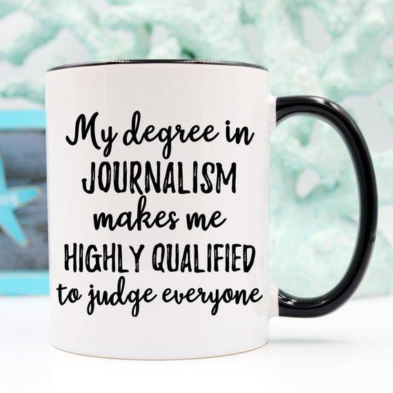 Journalism Gift, Journalism Mug, Journalist Gift, Mugs
