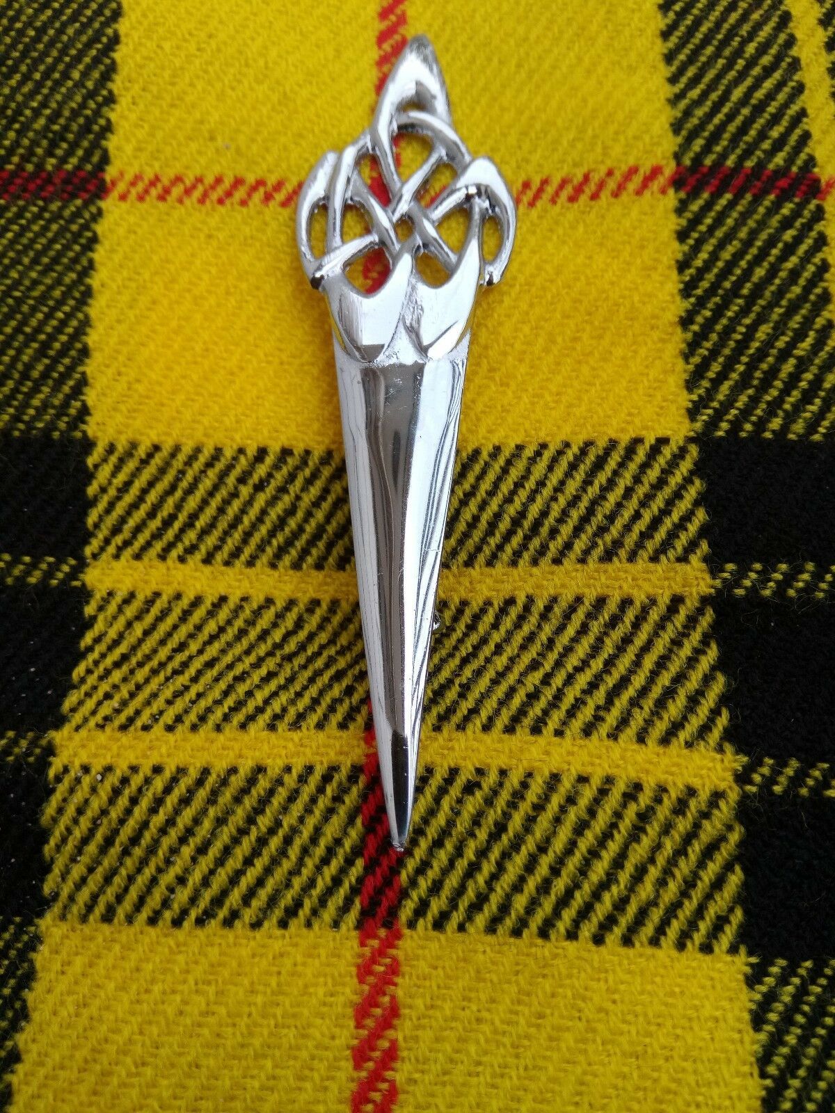 New Scottish Swirl Sword Kilt Pin Chrome Finish/Brooch Kilt Pin/Kilt ...