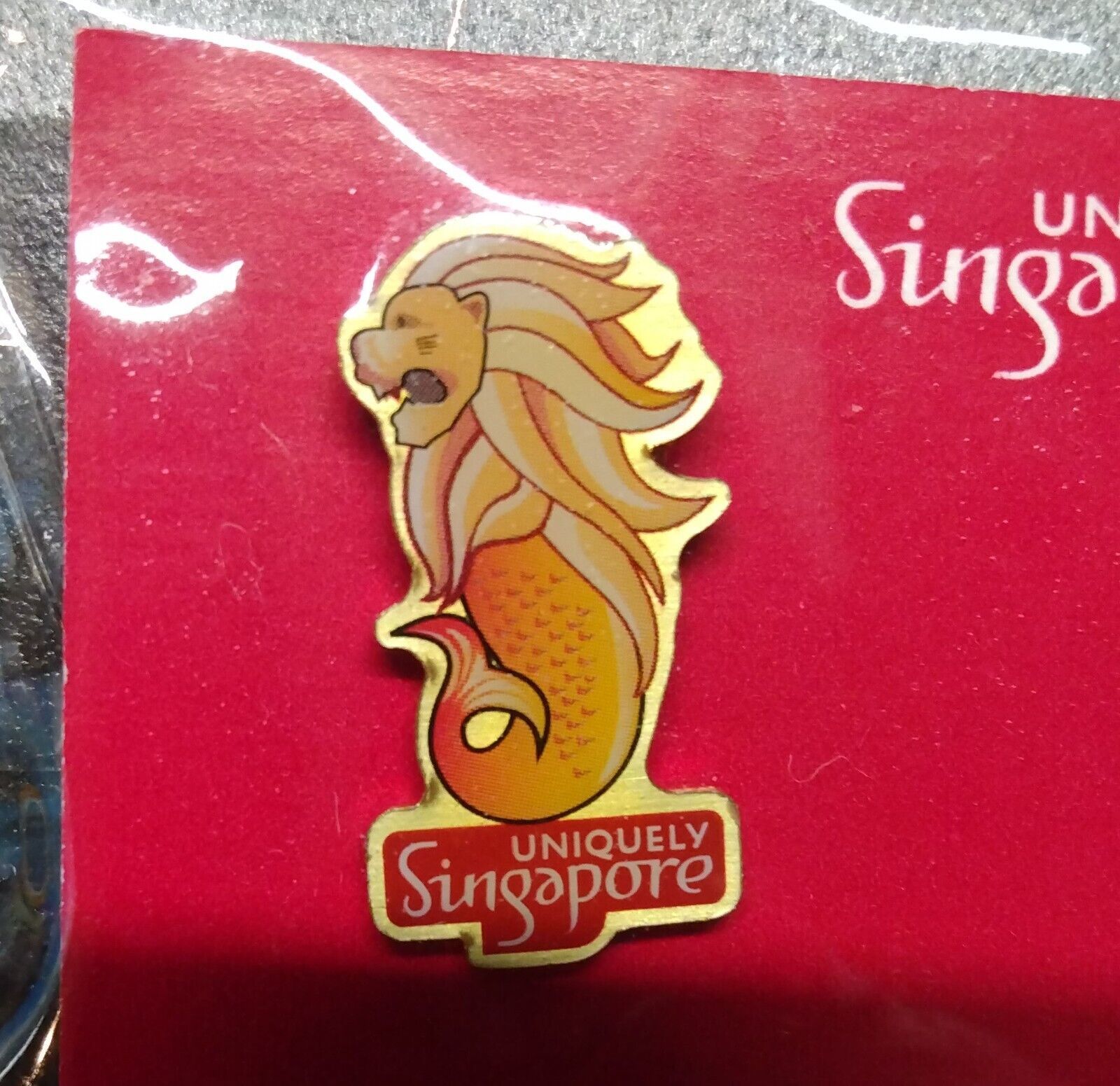 Uniquely Singapore Collectible Pin The Merlion By The Singapore Tourism ...