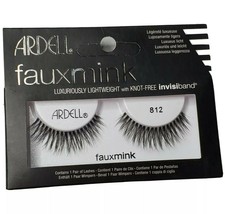 Ardell FauxMink Luxuriously Lightweight Lashes #812 Knot Free Invisiband - $11.76