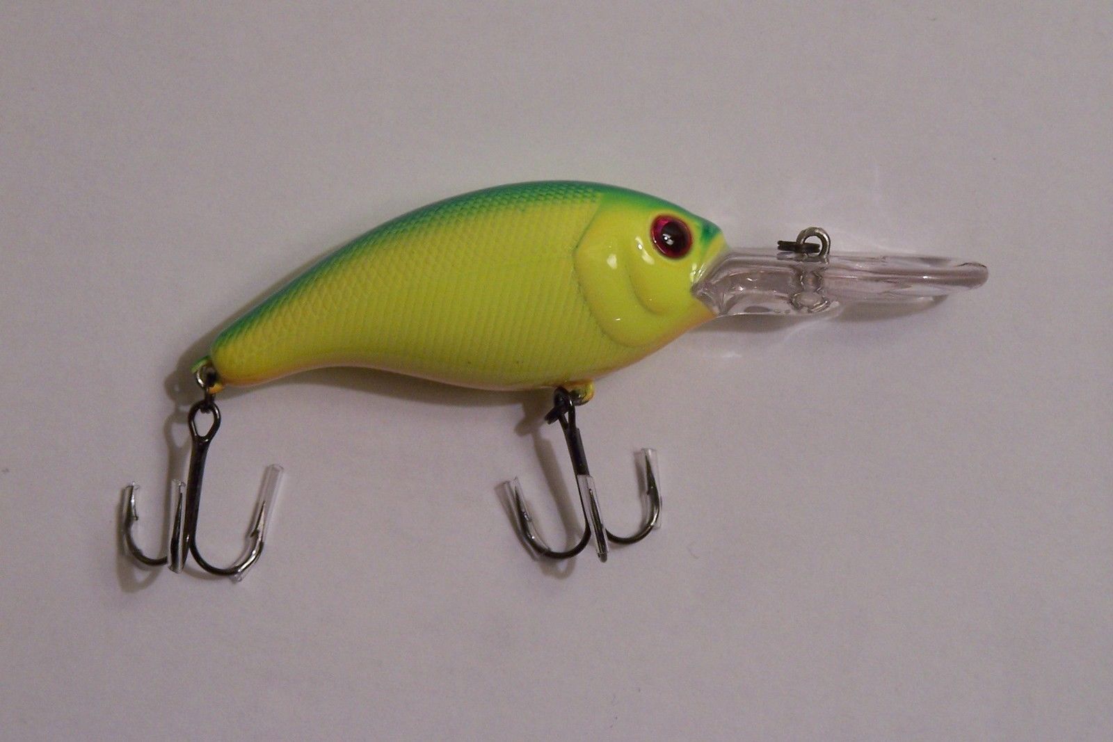 Challenger Diving Crankbait Chartreuse-Blue 2.25in Bass Fishing Lure TW ...