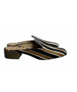 Madewell Willa Loafer Mules in Striped Calf Hair Slip On Shoes Size 9 - $91.99
