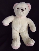 Child Of Mine My First Doll Pink Brunette Braids Flowers Bunny Feet Rattle 8"H - $24.45