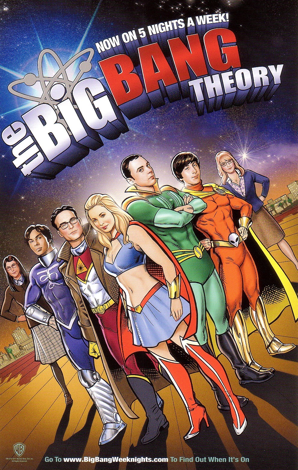 Big Bang Theory + Justice League New 52 Jim Lee Mini Promo Poster DC ...