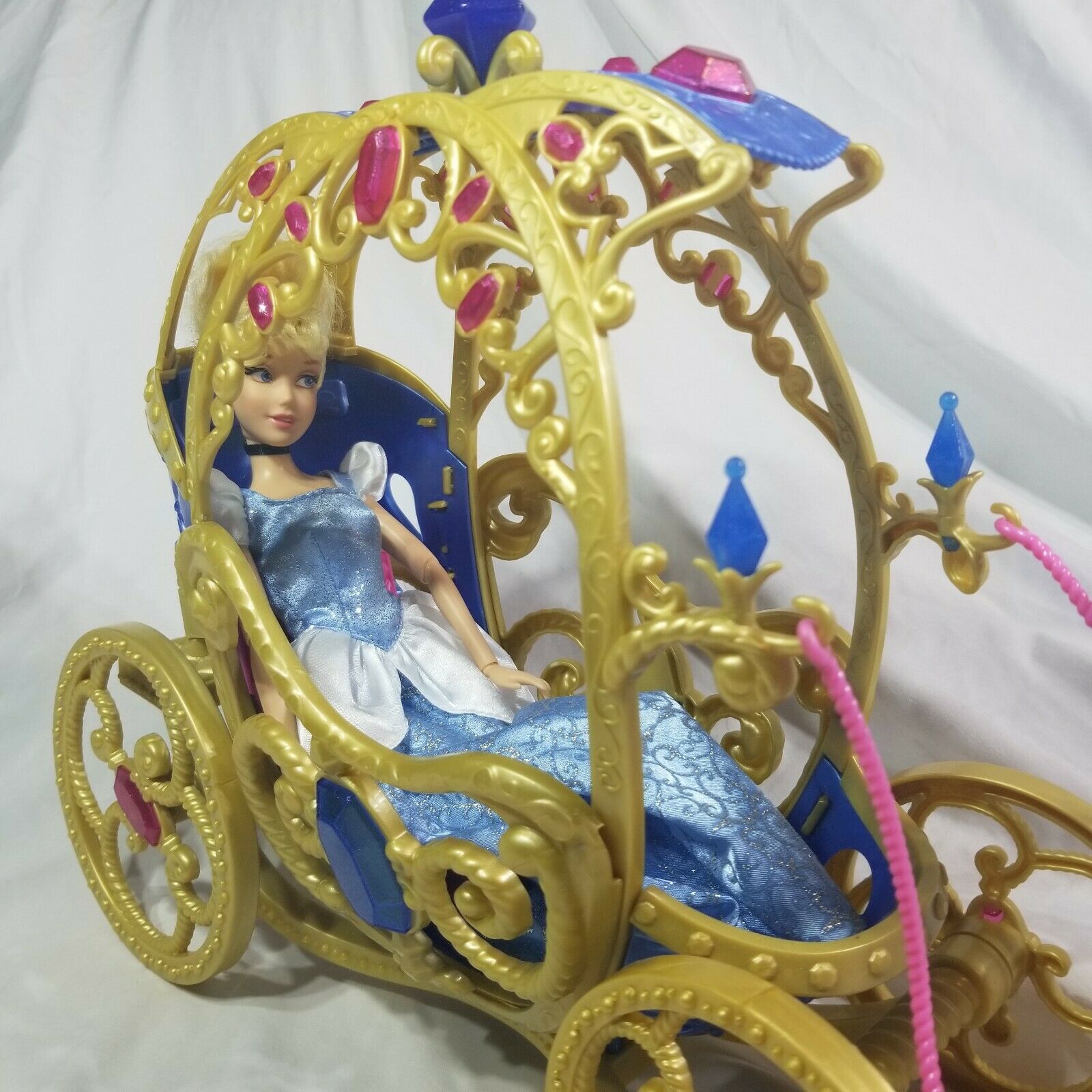 2014 Disney Princess Cinderella Horse & Carriage Set + Doll Barbie