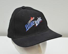 Vintage Labatt Blue Light WHISTLER BLACKCOMB Black Hat Cap - £17.01 GBP