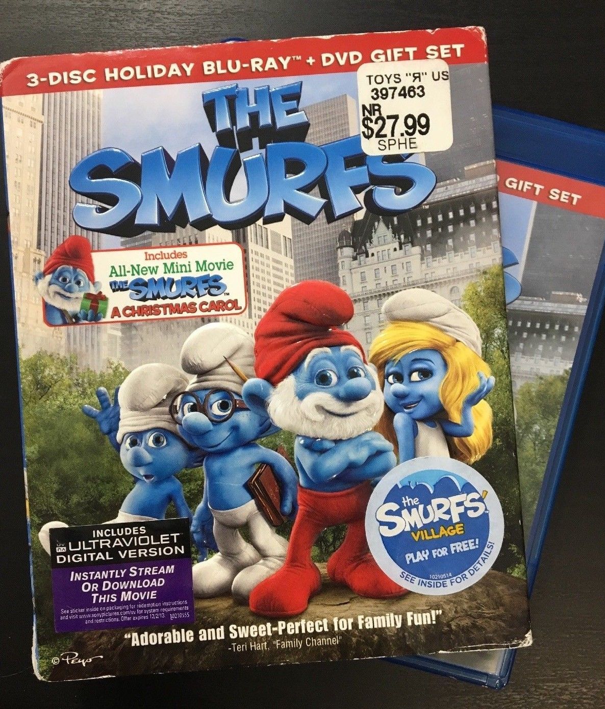 The Smurfsthe Smurfs Christmas Carol Blu Raydvd 2011 3 Disc Set