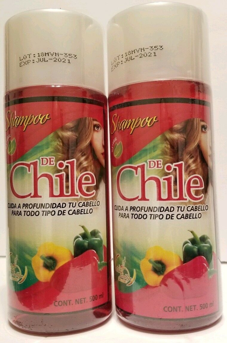 SHAMPOO DE CHILE NATURAL / NATURAL CHILI SHAMPOO FOR ALL TYPES OF HAIR