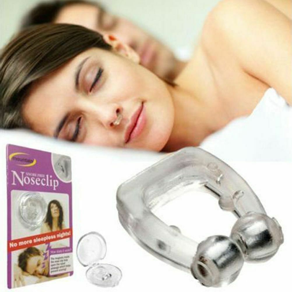 Anti-Snore Clipple Silicone Magnetic Stop Snoring Clip Health Sleep Sleeping Aid