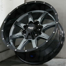 One 18x10 Moto Metal MO970 8x180 -24 Gunmetal Black Wheel Rim - Wheels