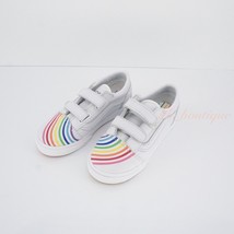 No Box Vans Toddler Old Skool V Shoes Flour Shop Leather Rainbow White S... - $38.95