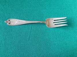 1847 Rogers Triple Old Colony (1911) Medium Solid Cold Meat Serving Fork... - $6.97