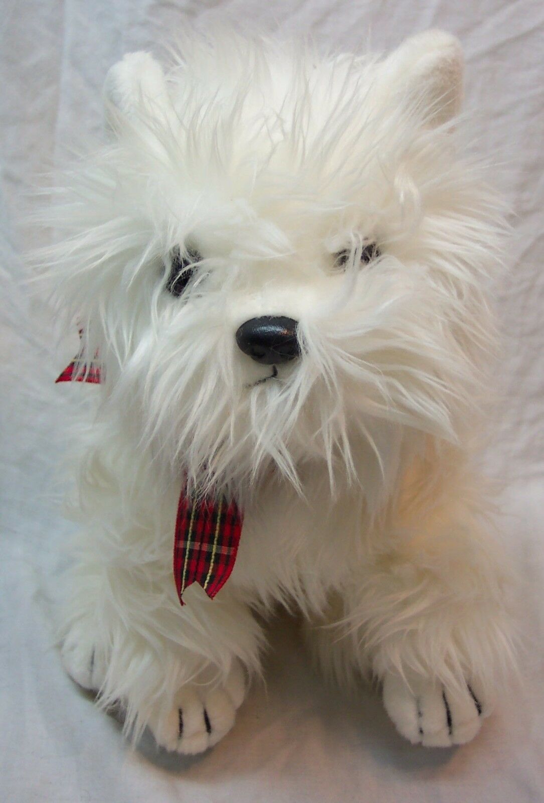 TY Classic MACDOUGAL THE SCOTTISH TERRIER WHITE DOG 11" Plush STUFFED