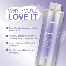 Joico Blonde Life Violet Conditioner, Liter image 2