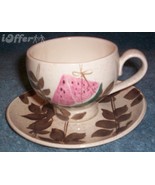 EAMES ERA MID CENTURY MODERN RETRO-REDWING TAMPICO CUP &amp; SAUCER   2 5/8&quot;... - $12.45