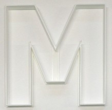 Letter M 4 Inch Uppercase Capital Block Font Cookie Cutter USA PR4226 - $3.99