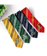 Movie Harri Potter Hogwarts School Badge Tie Knot Pendant Necklace For Men Women - $7.47