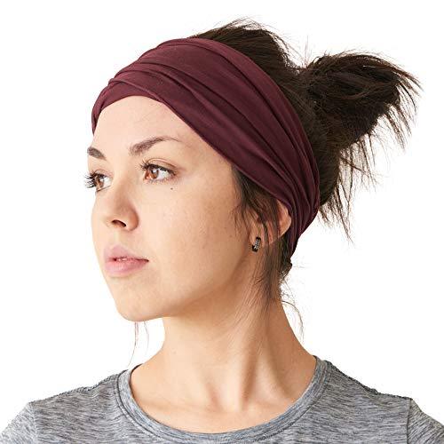 CHARM mens Elastic Bandana Headband Japanese Long Hair Dreads Head wrap