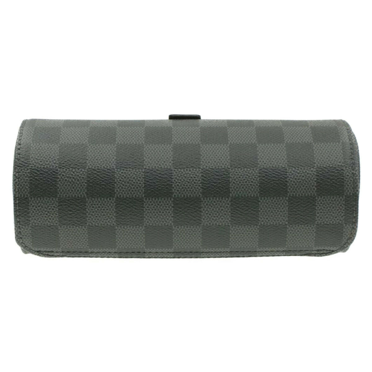Louis Vuitton Damier Graphite 3 Watch Case - Black Travel