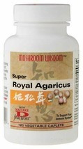 NEW Mushroom Wisdom Super Royal Agaricus with Maitake D Fraction120 Caplets - $32.96
