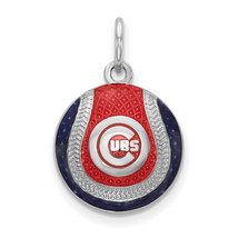 SS Chicago Cubs Domed Enameled Baseball Charm - $78.66