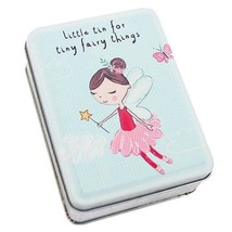 KIDDIES/GIFT-little fairy tin with Fleur the Fairy. H:10.50cm x W:8.00cm... - $6.77