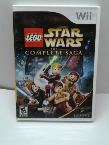LEGO Star Wars: The Complete Saga (Wii, 2007), Original Case and Manual Tested! - $8.90