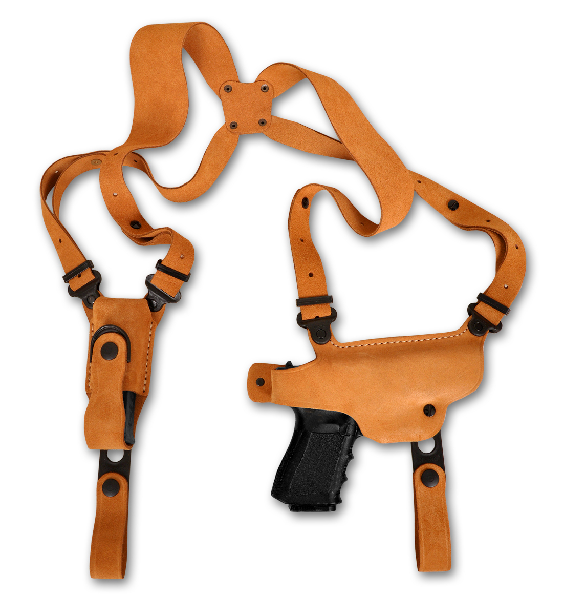 Nubuck Leather Shoulder Holster Single Carrier For RUGER SR9 / SR40 ...