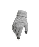 FZ Fantasic Zone Winter Touchscreen Gloves for Cold Weather Knit Elastic Grey - $12.80