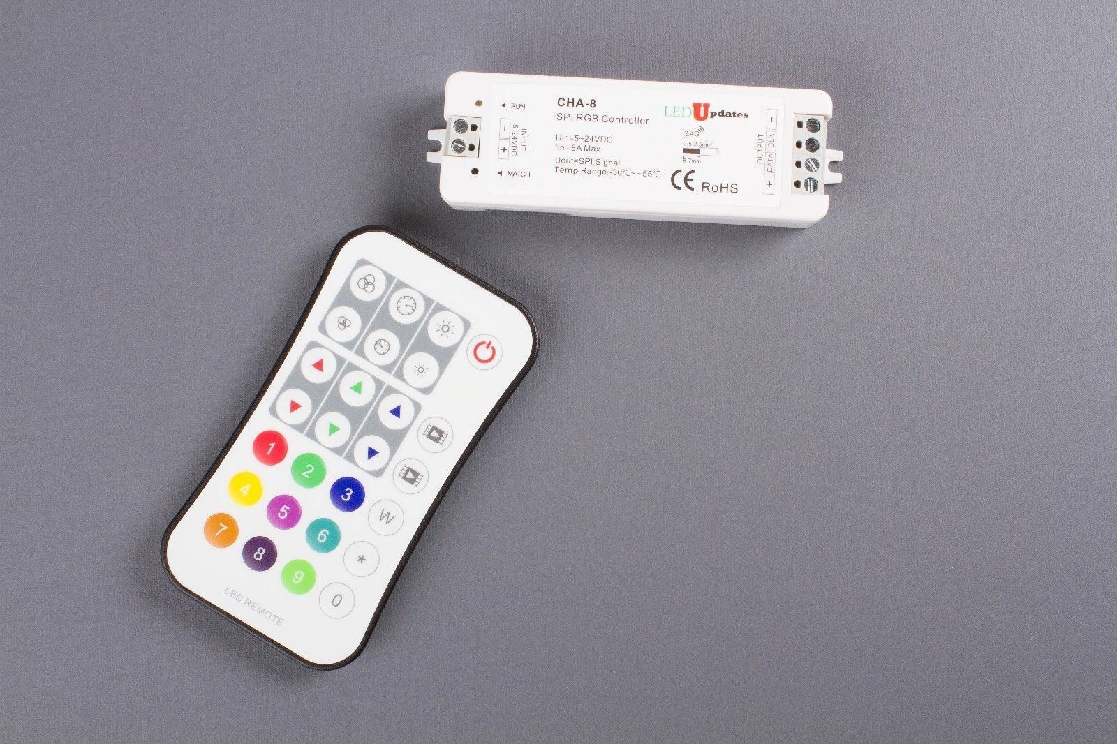 LEDupdates CHASE EFFECT LED Controller for SPI LED Strips light