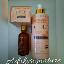 Egyptian magic gold set:serum+face cream+ lotion - $78.00