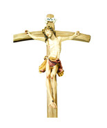 Baroque Crucifix with Jesus Wall Cross, Church Supplies, Religious Catho... - $118.80+