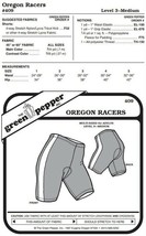 Oregon Biking Riding Bicycle Shorts #409 Sewing Pattern (Pattern Only) gp409 - $6.00