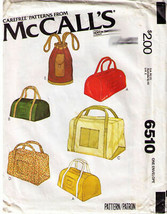 Vintage 1979 SET of BAGS McCall&#39;s Pattern 6510-m - $12.00
