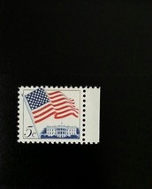1963 5c American Flag & White House Scott 1208 Mint F/VF NH - $0.99