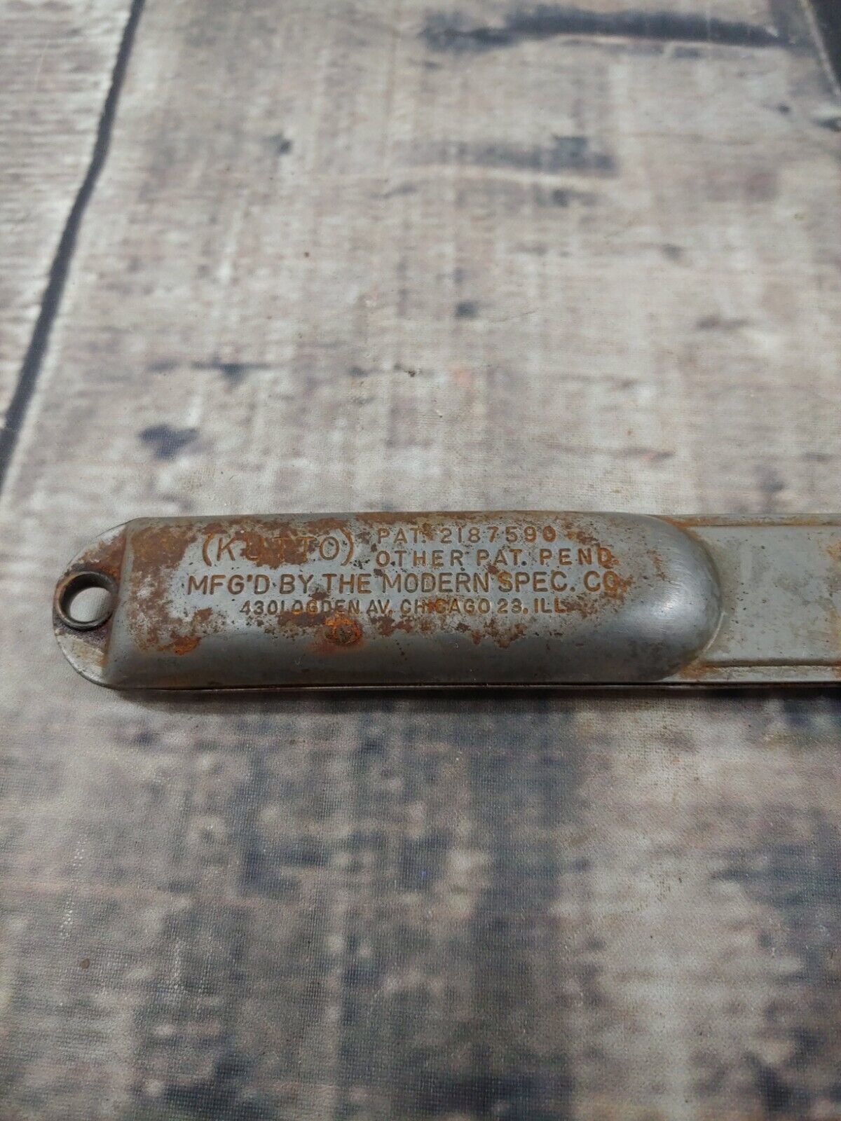 Vintage Kutto Utility Knife Box Cutter, Chicago Razor USA Modern Spec