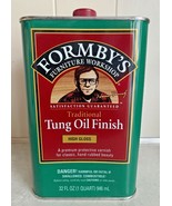 (1) Formbys Tung Oil Finish HIGH GLOSS Protective Varnish 32 oz NEW Quart - $124.95