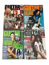 Vtg Lot (15) Guitar World Magazine Slash KISS Jimi Hendrix 1988 1990s Metallica image 4
