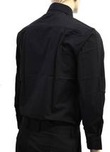 NEW DESIRE COLLECTION MEN'S CLASSIC LONG SLEEVE BUTTON UP DRESS SHIRT BLACK image 3