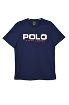 Polo Ralph Lauren Mens Navy Blue Short Sleeve Logo Tee T-Shirt, Medium M 3189-11 - $59.39