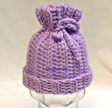 Handmade Crochet Baby Hat, Newborn, Girl, Boy, Infant, Shower Gift, Acce... - $12.00