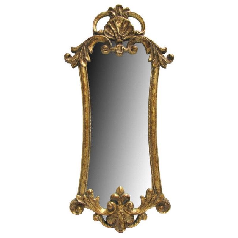 vintage antique gold mirror