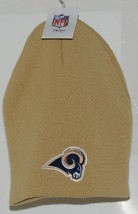 Reebok NFL Licensed KZ083 Los Angeles Rams Gold Knit Cap image 1