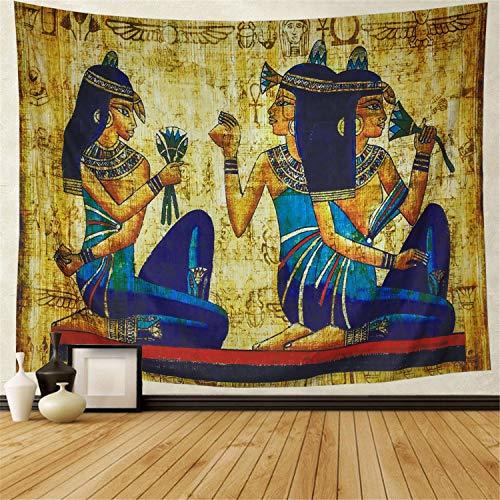 Psychedelic Tapestry Retro Pattern Wall Hanging Ancient Egypt Tapestry Retro Civ Tapestries