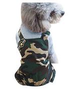 Gentle Meow Cute Thickened Autumn And Winter Pet Dog Clothes, Green Camo... - $25.29
